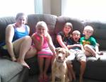 Grandkids&Bleu2014