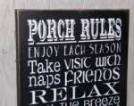 Porch Rules
