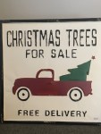 Christmas Tree Sign