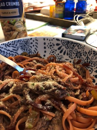 German-Style Beef Roast, Beets, & Noodles